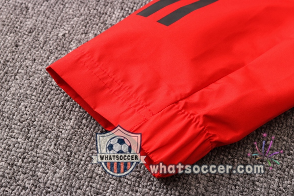 Real Madrid Red Windbreaker Hoodie 2020-2021