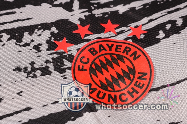 Survetement Foot Bayern Munich Black Gray Tracksuit 2020-2021