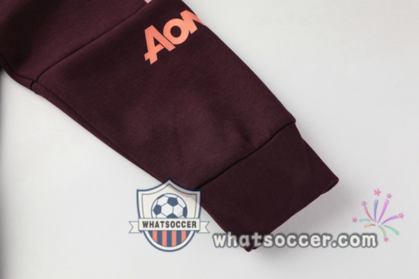 Manchester United Red Hooded Jacket 2020-2021