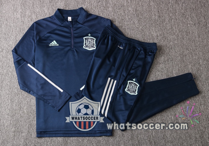 Spain Blue Royal Tracksuit 2020-2021