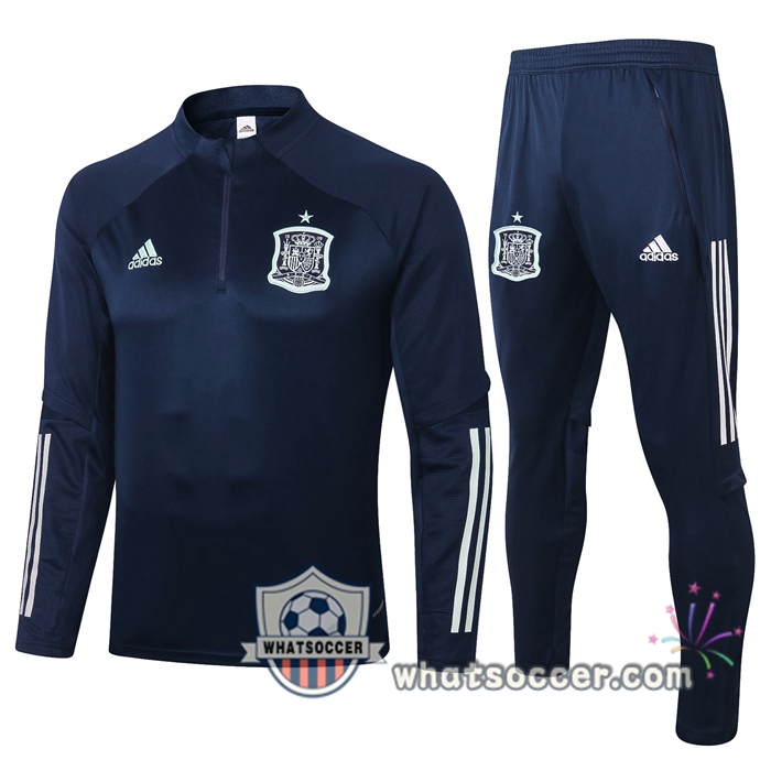 Spain Blue Royal Tracksuit 2020-2021