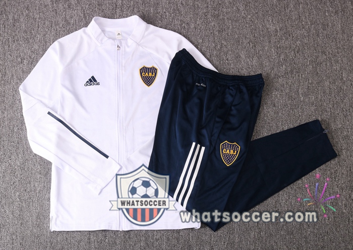 Boca Juniors White Tracksuit 2020-2021