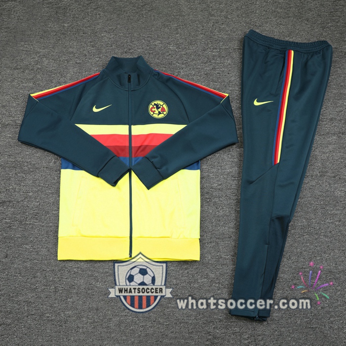 Club America Yellow Training Jacket 2020-2021