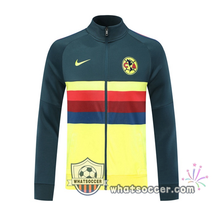 Club America Yellow Training Jacket 2020-2021