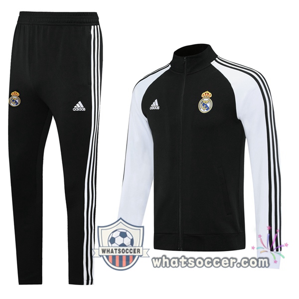 Real Madrid Black Training Jacket 2020-2021