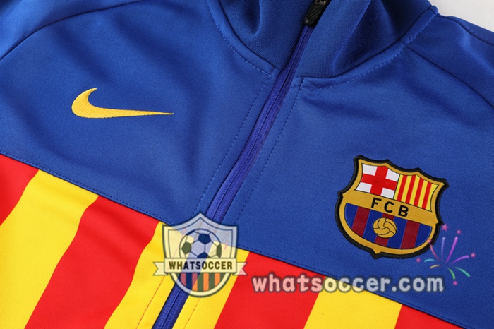 FC Barcelona Red Blue Training Jacket 2020-2021