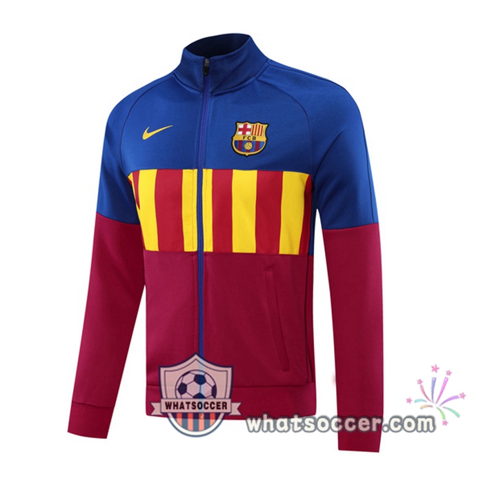 FC Barcelona Red Blue Training Jacket 2020-2021