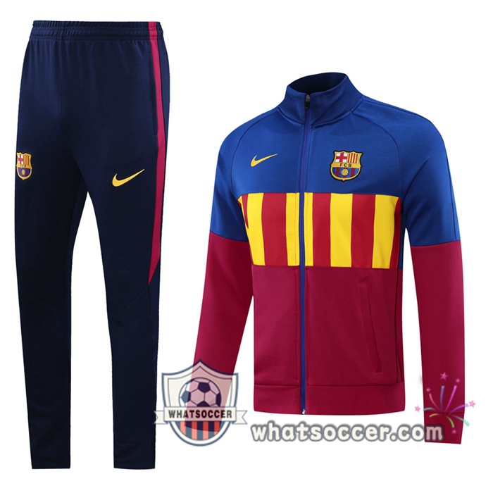 FC Barcelona Red Blue Training Jacket 2020-2021