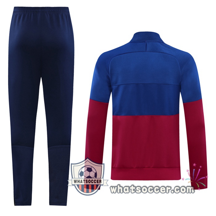 FC Barcelona Red Blue Training Jacket 2020-2021