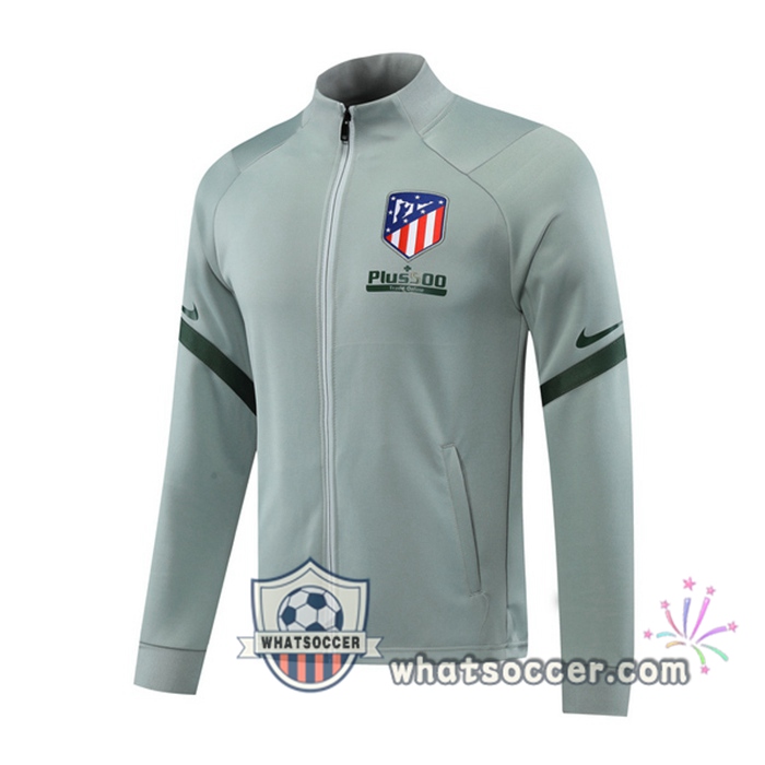 Atletico Madrid Gray Training Jacket 2020-2021