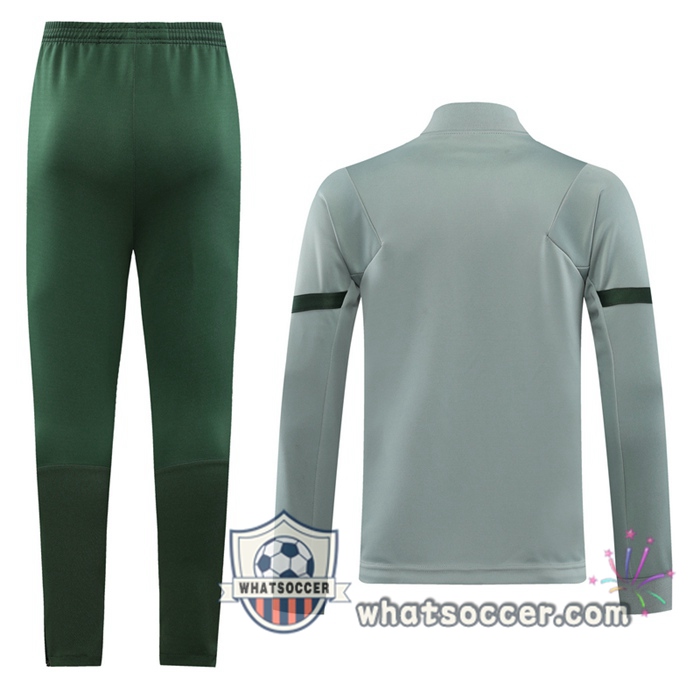 Atletico Madrid Gray Training Jacket 2020-2021