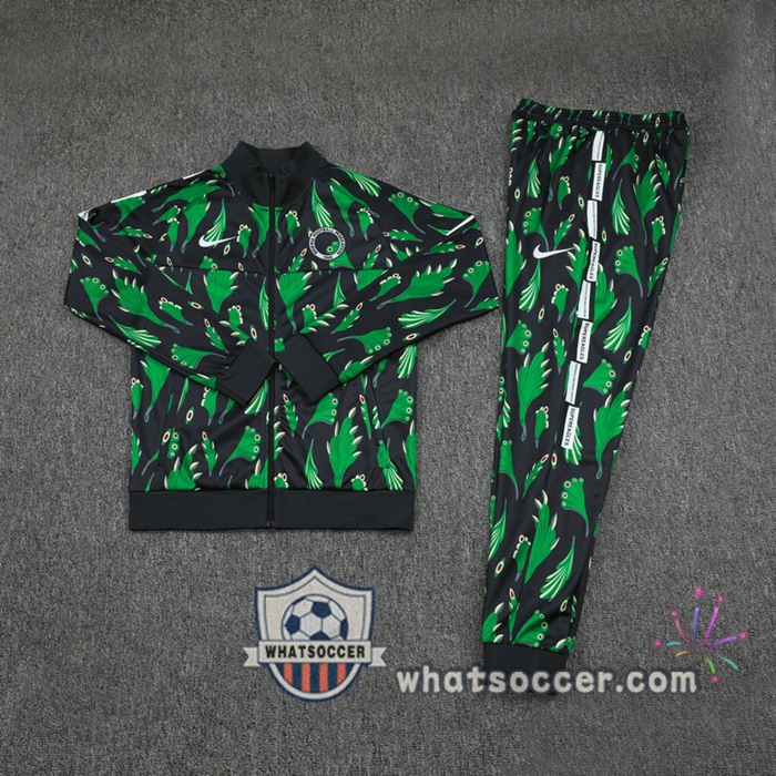 Nigeria Black Green Training Jacket 2020-2021