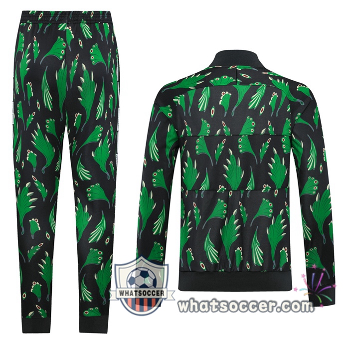 Nigeria Black Green Training Jacket 2020-2021