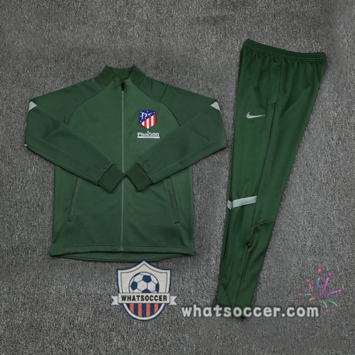 Atletico Madrid Green Training Jacket 2020-2021
