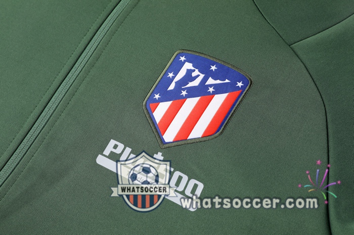 Atletico Madrid Green Training Jacket 2020-2021