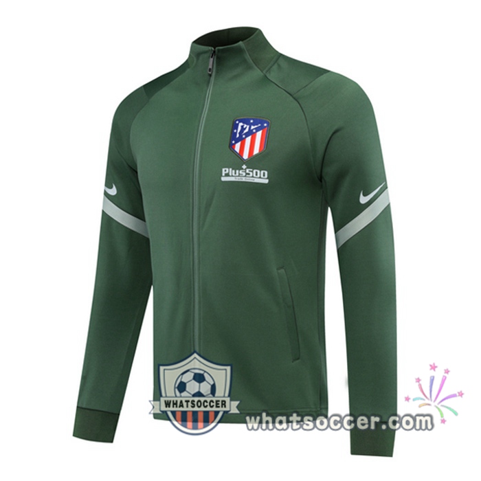 Atletico Madrid Green Training Jacket 2020-2021