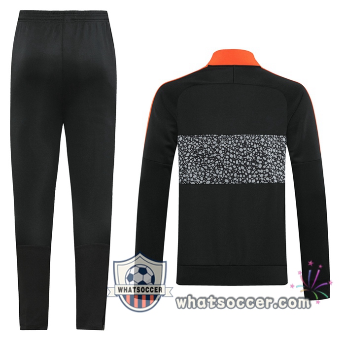 AS Roma Black Training Jacket 2020-2021