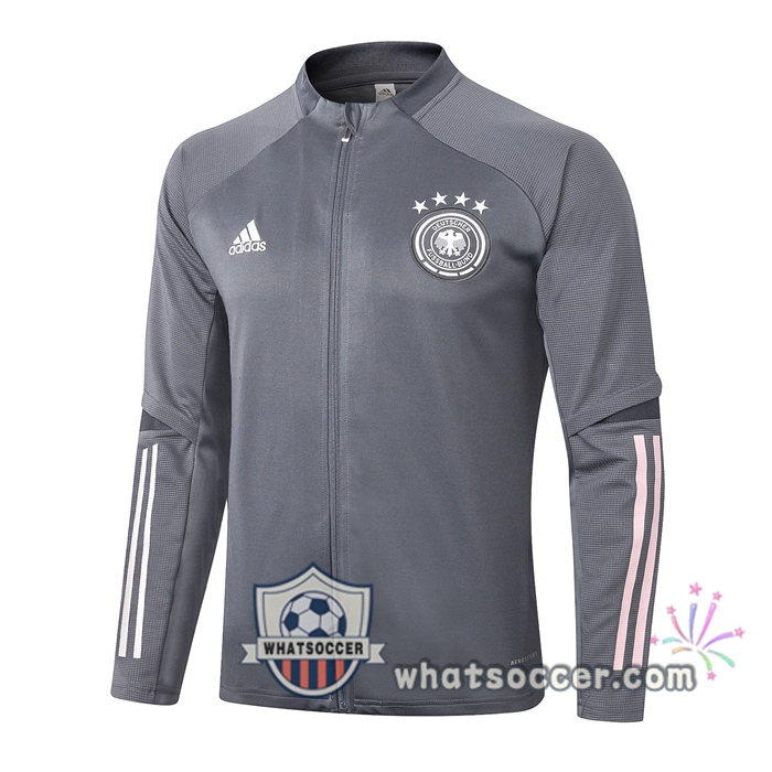 Germany Dark Gray Training Jacket 2020-2021