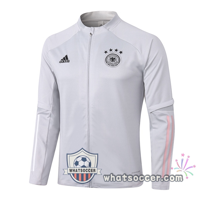 Germany Light Gray Training Jacket 2020-2021