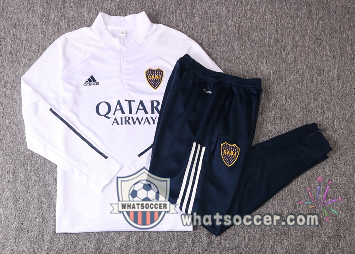 Boca Juniors White Training Jacket 2020-2021