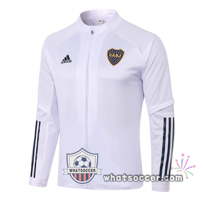 Boca Juniors White Training Jacket 2020-2021