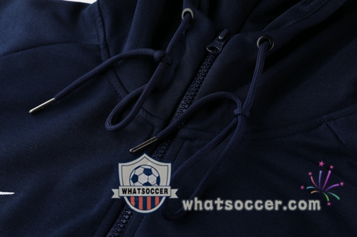 France Blue Royal Hooded Jacket 2020-2021