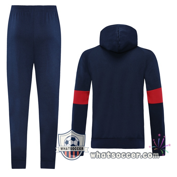 France Blue Royal Hooded Jacket 2020-2021