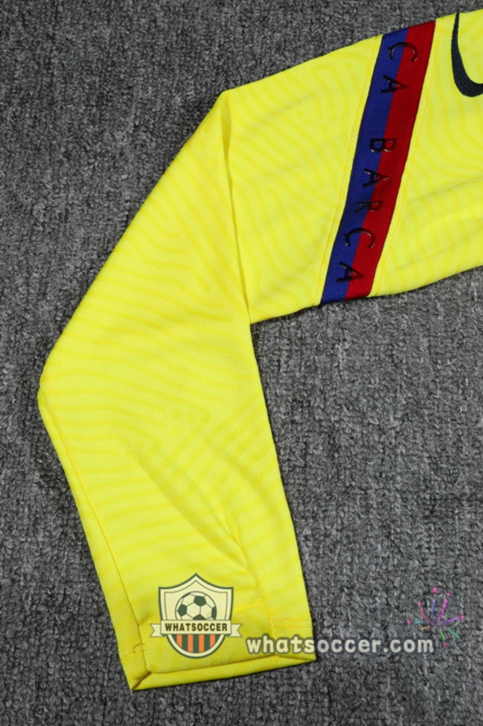 FC Barcelona Yellow Tracksuit 2020-2021