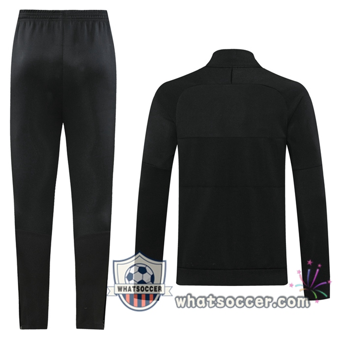 Atletico Madrid Black Green Training Jacket 2020-2021