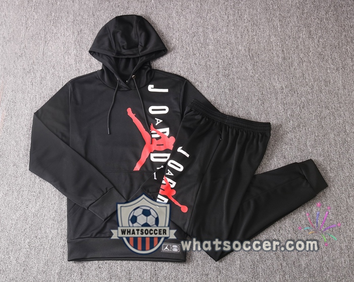 Pairis PSG Jordan Black Hooded Jacket 2020-2021