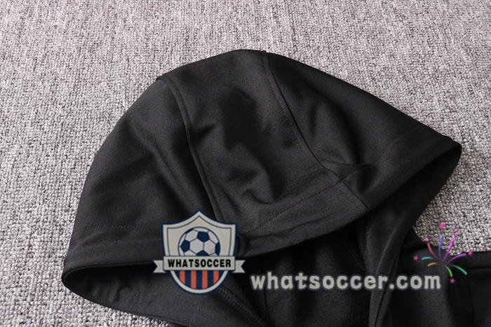 Pairis PSG Jordan Black Hooded Jacket 2020-2021