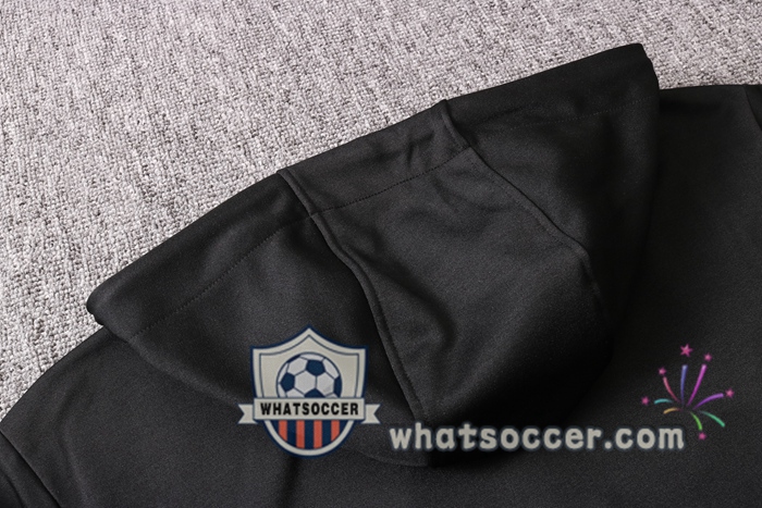 Pairis PSG Jordan Black Hooded Jacket 2020-2021