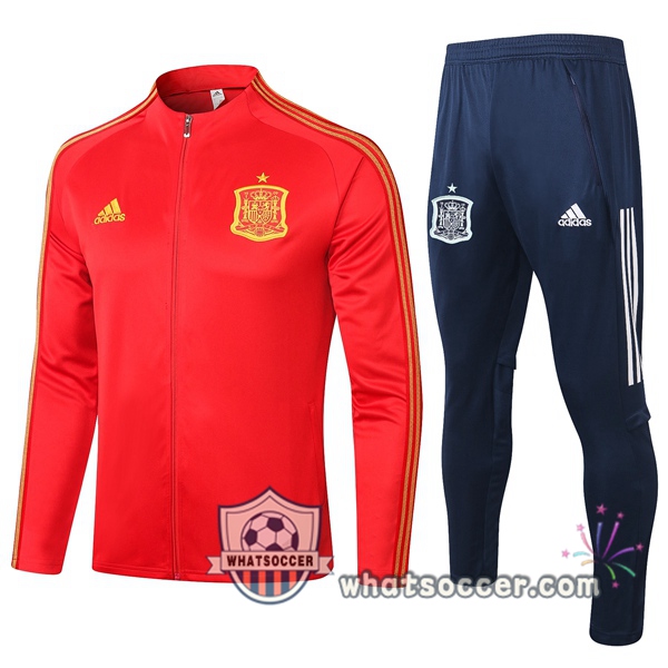 Spain Red Training Jacket 2020-2021
