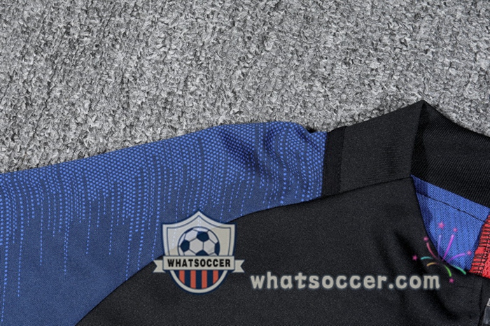 Pairis PSG Jordan Black Blue Tracksuit 2020-2021