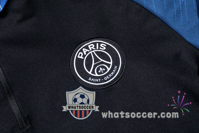 Pairis PSG Jordan Black Blue Tracksuit 2020-2021