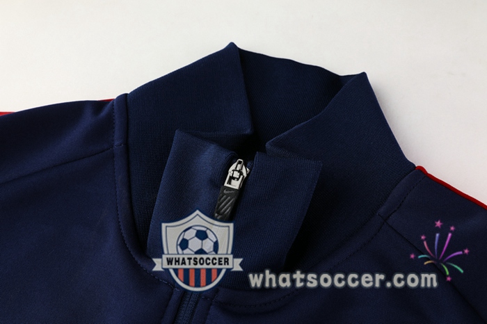 Atletico Madrid Blue Royal White Training Jacket 2020-2021