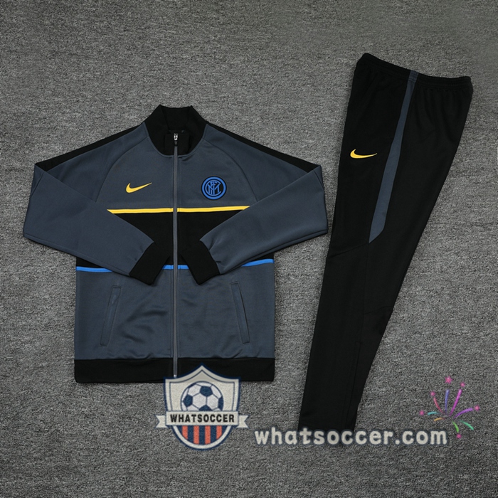 Inter Milan Gray Training Jacket 2020-2021