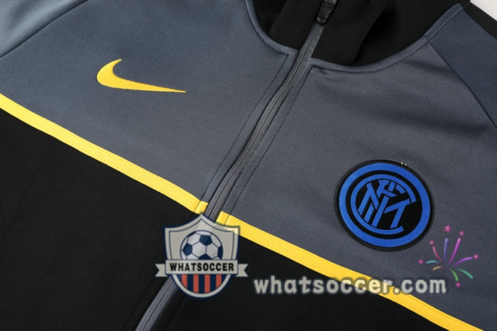 Inter Milan Gray Training Jacket 2020-2021