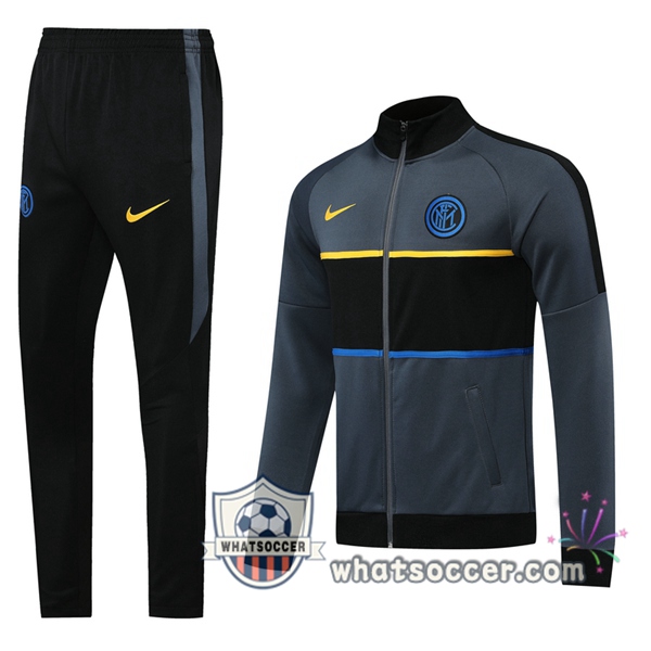 Inter Milan Gray Training Jacket 2020-2021