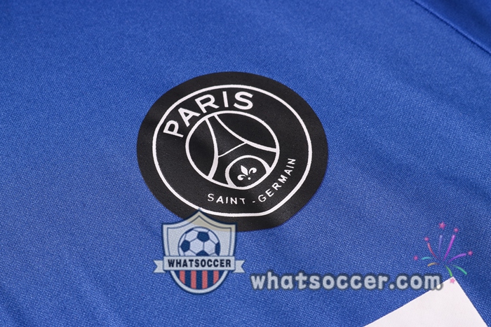 Pairis PSG Jordan Blue Hooded Jacket 2020-2021