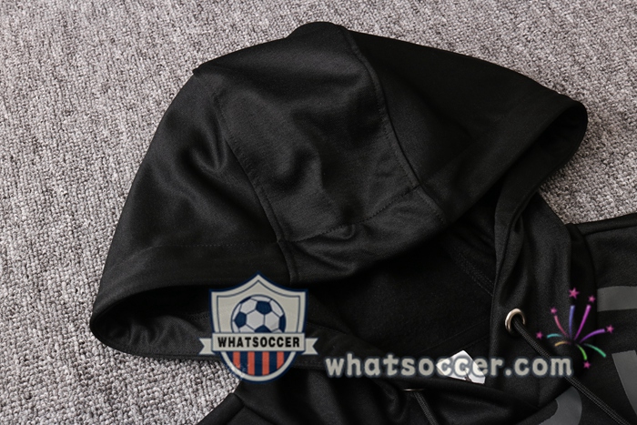 Pairis PSG Jordan Black Hooded Jacket 2020-2021