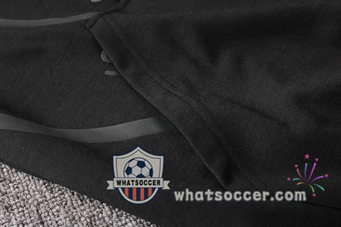 Pairis PSG Jordan Black Hooded Jacket 2020-2021