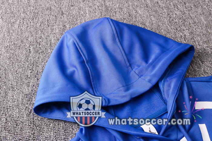 Pairis PSG Jordan Blue Hooded Jacket 2020-2021