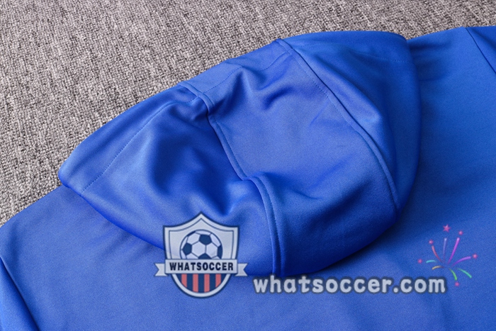 Pairis PSG Jordan Blue Hooded Jacket 2020-2021