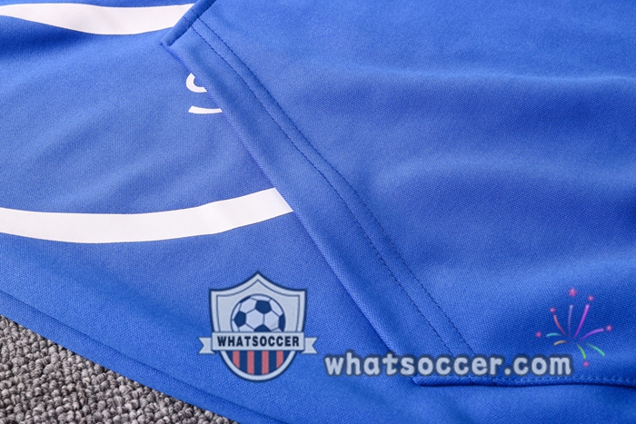 Pairis PSG Jordan Blue Hooded Jacket 2020-2021