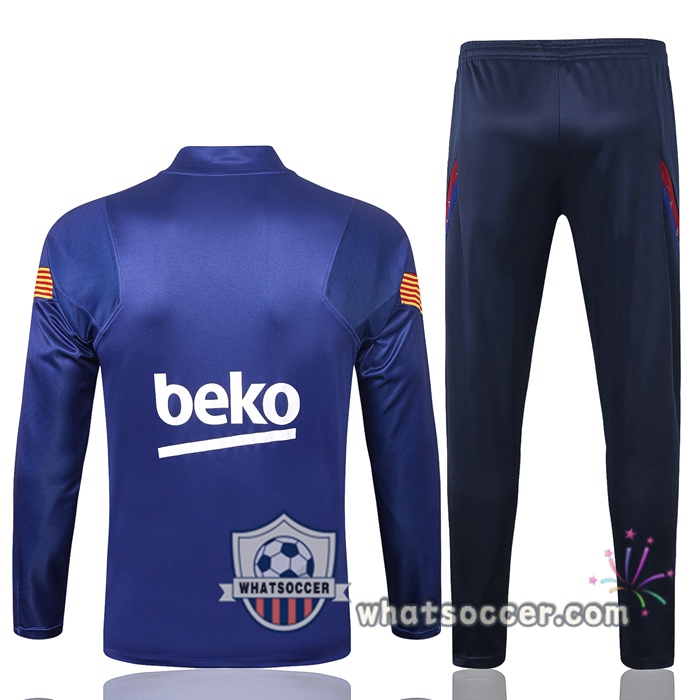 FC Barcelona Blue Tracksuit 2020-2021