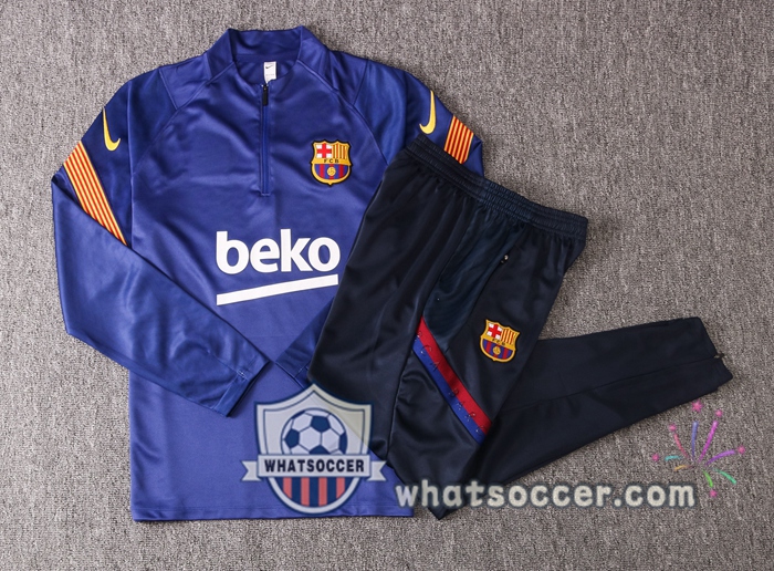 FC Barcelona Blue Tracksuit 2020-2021
