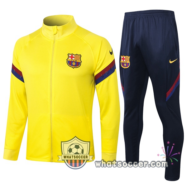 FC Barcelona Yellow Training Jacket 2020-2021