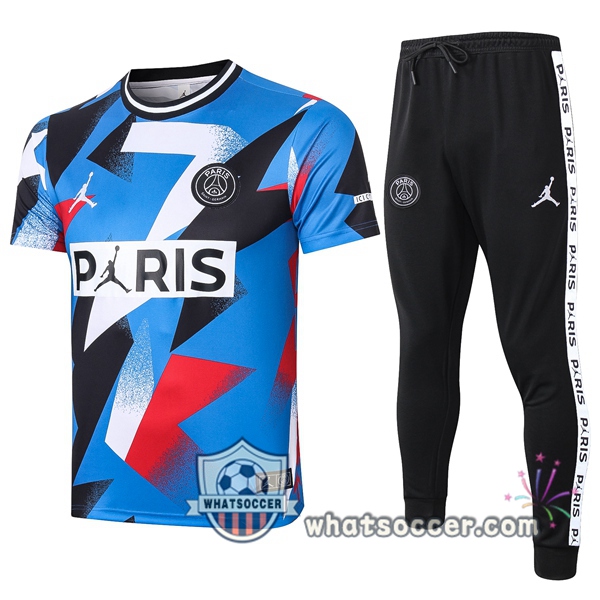 Paris PSG Jordan Colore Training T-Shirt Suit 2020-2021