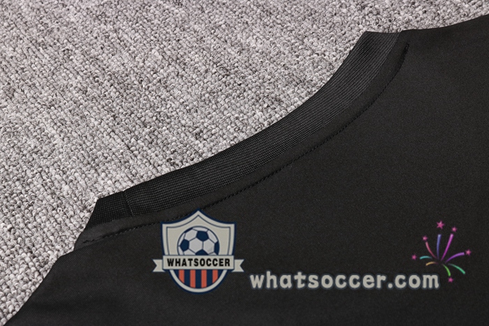 Paris PSG Jordan Black Training T-Shirt Suit 2020-2021